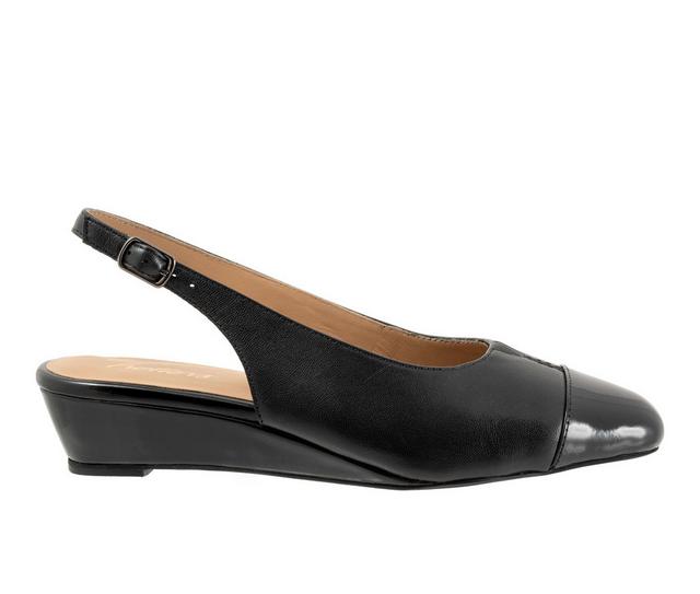 Women's Trotters Dea Wedge Wedges in Black color