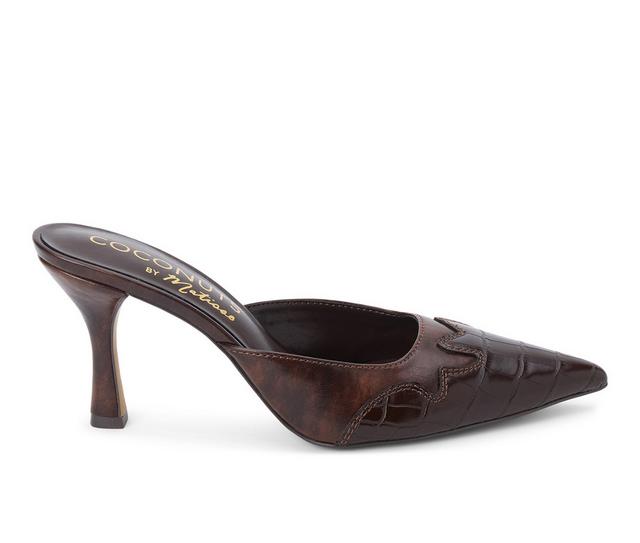 Women's Coconuts by Matisse Greer Pumps in Choco Croc color