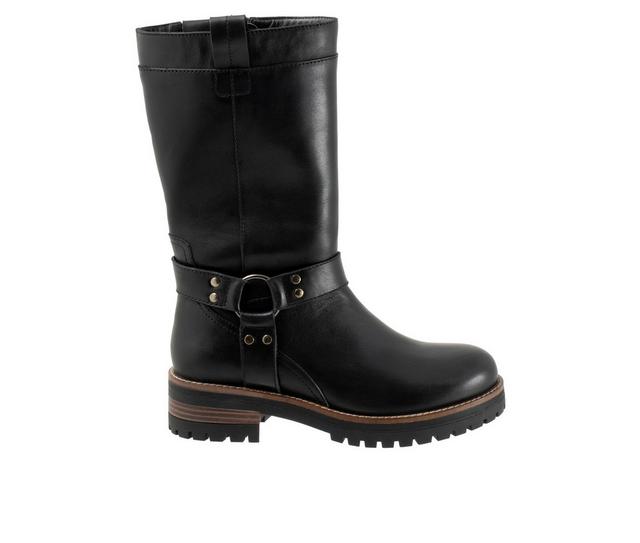 Women's Softwalk Edgewater Mid-Calf Boots in Black color