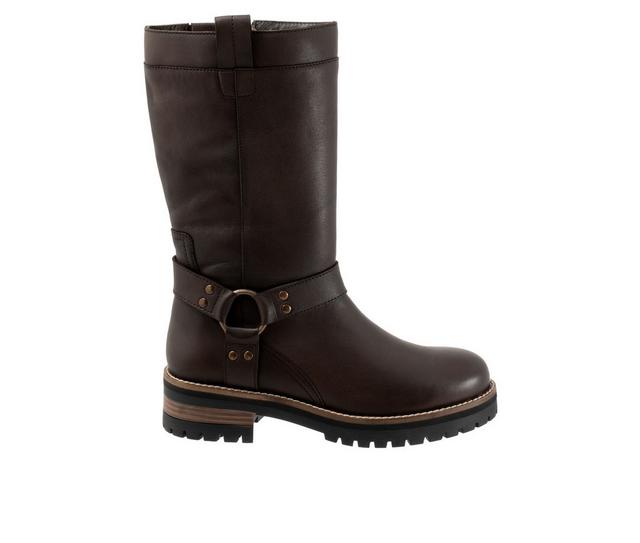 Women's Softwalk Edgewater Mid-Calf Boots in Dark Brown color