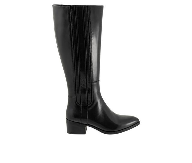 Women's Softwalk Lafayette Knee High Boots in Black color