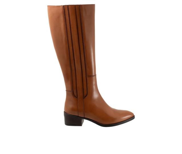Women's Softwalk Lafayette Knee High Boots in Luggage color
