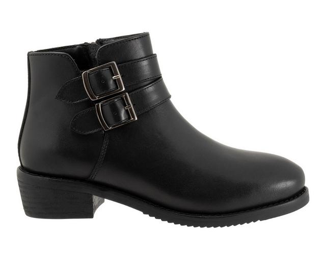 Women's Softwalk Rochester Booties in Black color