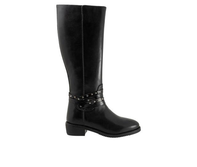 Women's Softwalk Rosetta Knee High Boots in Black color