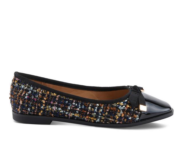 Women's Patrizia Ainosa Flats in Black Multi color