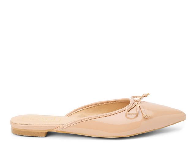 Women's Beach by Matisse Reggie Flats in Nude Patent color