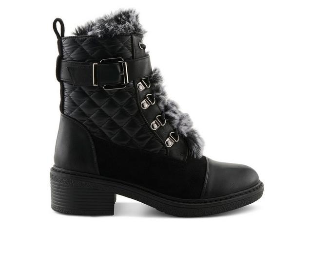Women's Patrizia Hilvia-Quilt Booties in Black color