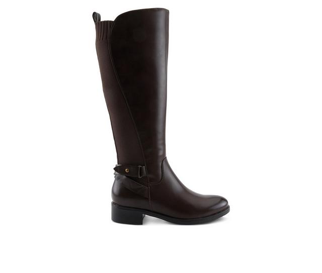 Women's Patrizia Papina Knee High Boots in Dark Brown color
