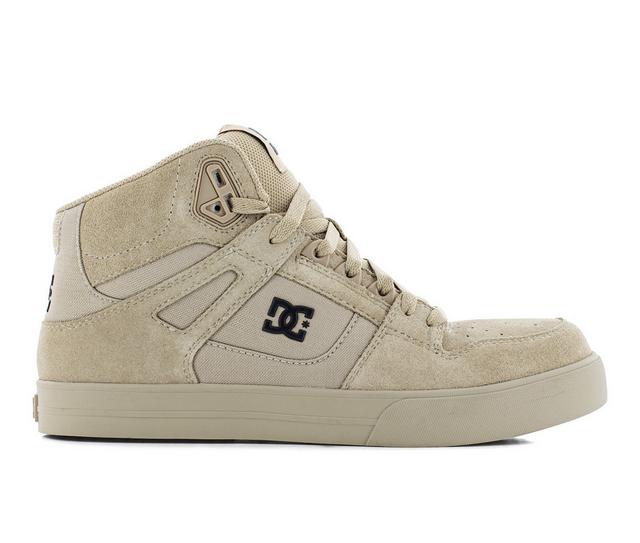 Men's DC Pure Work Work Shoes in Desert Tan color