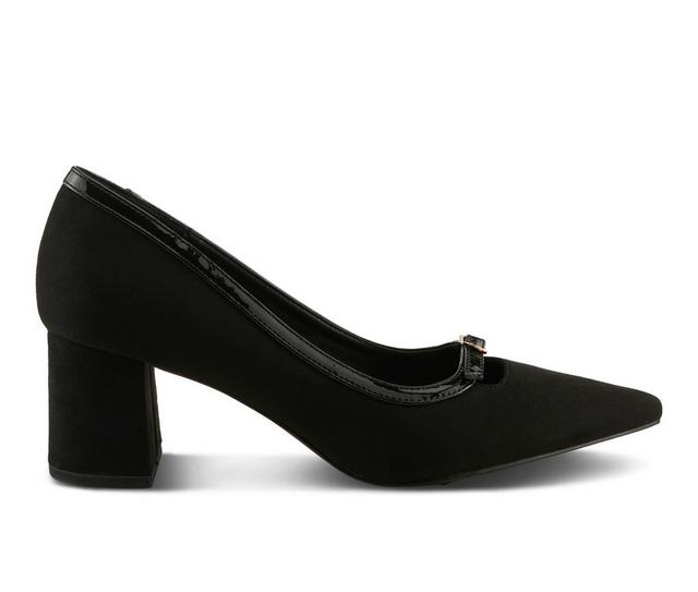 Women's Patrizia Erone Pumps in Black Faux Sued color