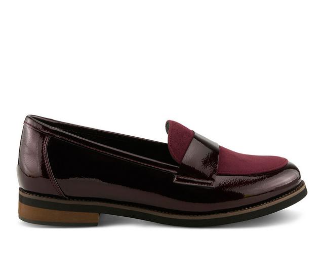 Women's Patrizia Noldin Flats in Bordeaux Patent color