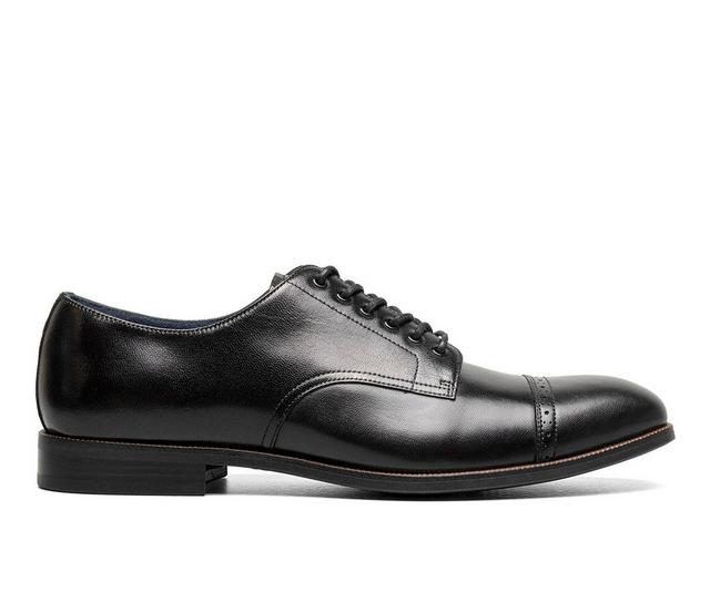 Men's Stacy Adams William Cap Toe Oxford Dress Shoes in Black color