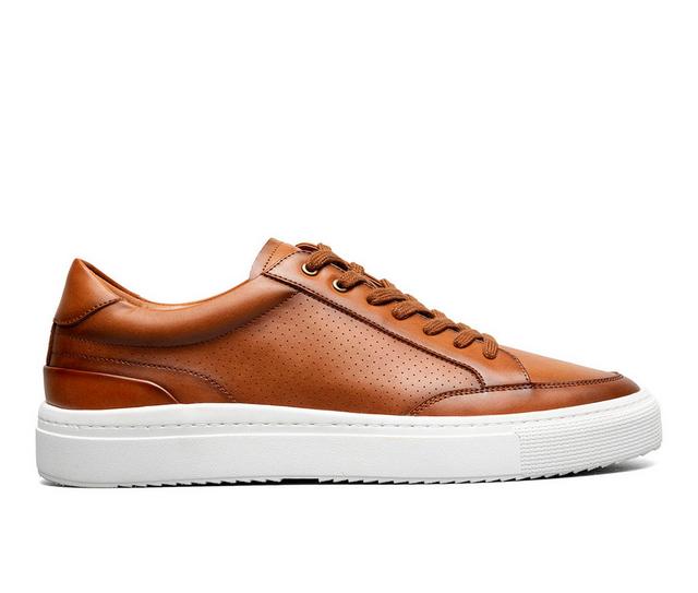 Men's Stacy Adams Dorian Lace to Toe Sneaker Dress Shoes in Cognac color