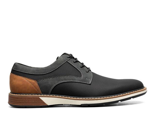 Men's Stacy Adams Phineas Plain Toe Oxford Oxfords in Black color