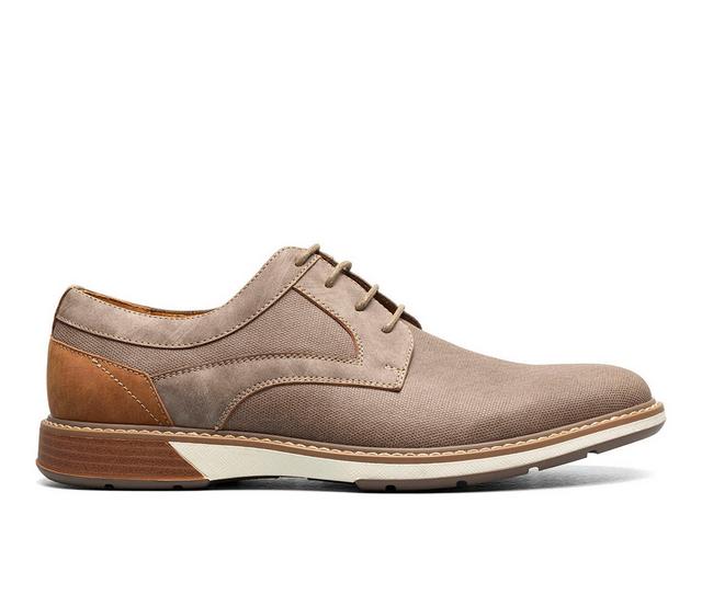 Men's Stacy Adams Phineas Plain Toe Oxford Oxfords in Taupe color
