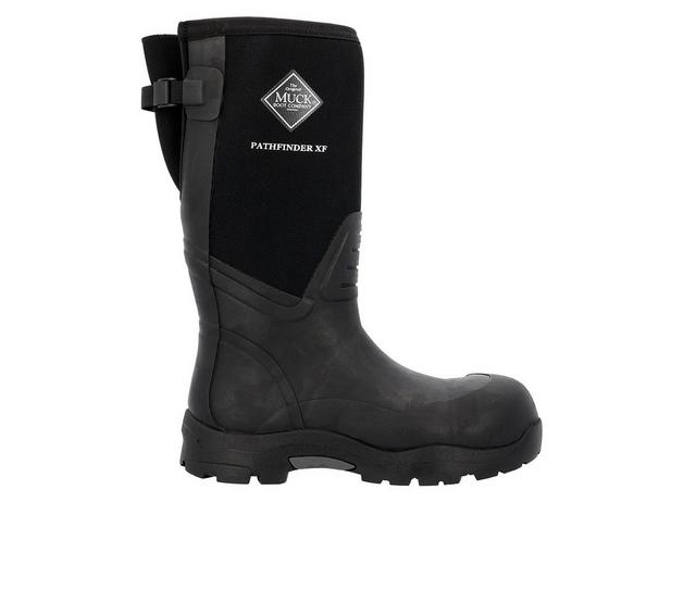 Men's Muck Boots Muck Pathfinder XF Work Boots in Black color