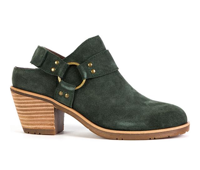 Women's Jambu Valora Booties in Forest Green color