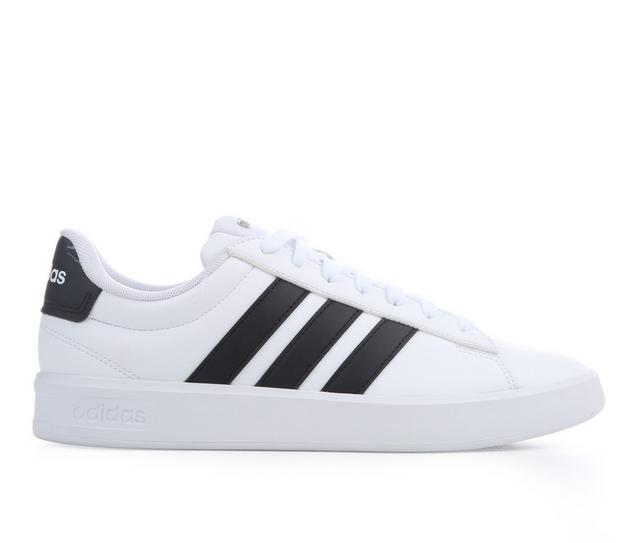 Men's Adidas Grand Court 3.0 Sneakers in White/Black color