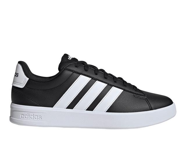 Men's Adidas Grand Court 3.0 Sneakers in Black W color