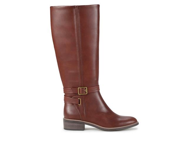 Baretraps Audria Wide Calf Tall Boot Knee High Boots in Mahogany color
