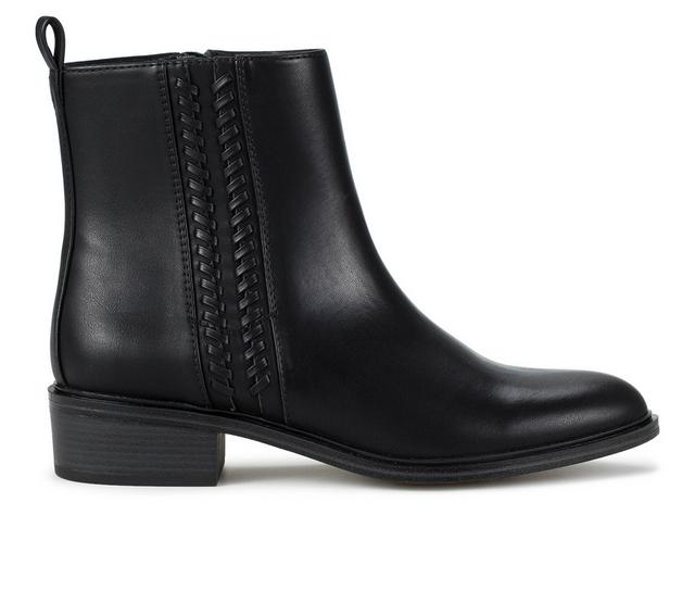 Women's Baretraps Avana Block Heel Bootie Booties in Black color