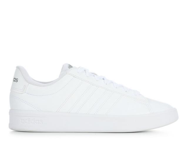 Women's Adidas Grand Court 3.0 Sneakers in White/White color