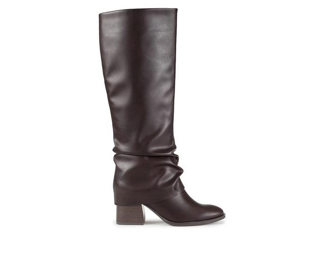 Women's Baretraps Dia Tall Boot Knee High Boots in Dark Brown color