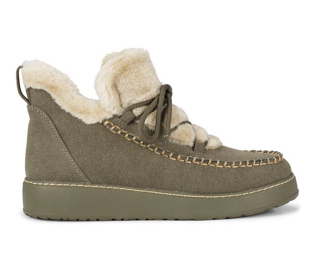 Women's Baretraps Faelyn Moc Toe Bootie Booties in Moss color