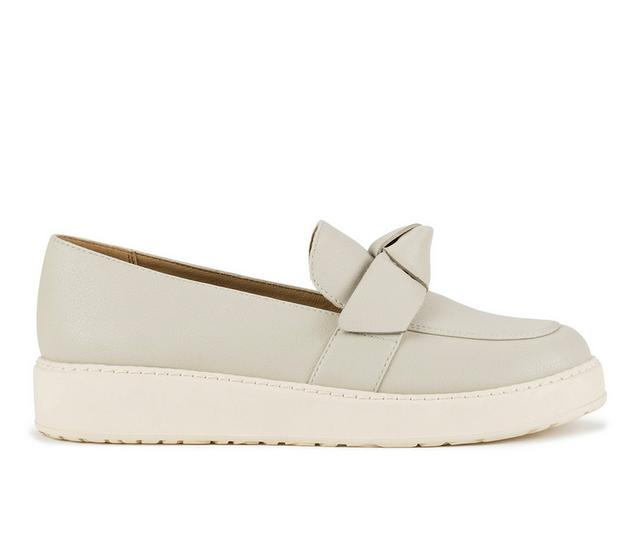 Women's Baretraps Ferdana Moc Toe Slip On Loafers in Cloud color