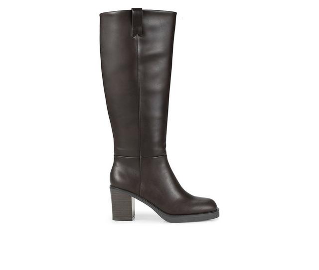 Women's Baretraps Gretchin Tall Boot Knee High Boots in Dark Brown color