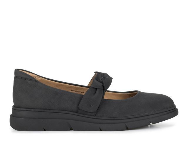 Women's Baretraps Kimbly Mary Jane Slip On Flats in Black color