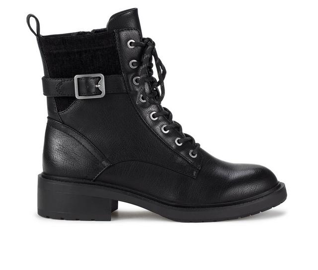 Women's Baretraps Tinsley Lace Up Bootie Booties in Black color