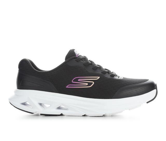 Women's Skechers Go 129826 Glide Step Vortex Walking Shoes in Black/Wht/Pink color
