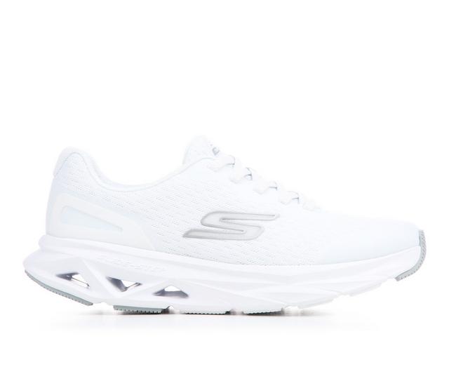 Women's Skechers Go 129826 Glide Step Vortex Walking Shoes in White/Grey M color
