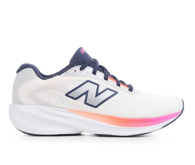 Women's New Balance W680v9 Running Shoes in Sea/Org/Pink color