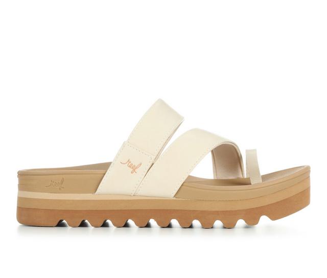 Women's Reef Horizon Hi Strappy Sandals in Vintage/Cream color