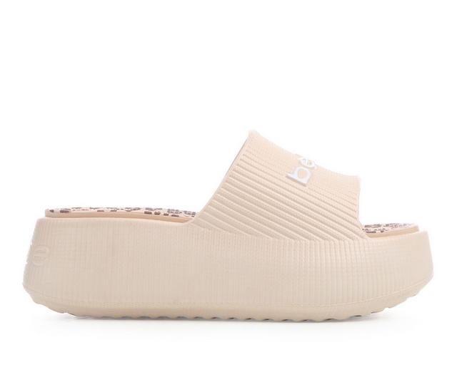 Women's Bebe Little Kid & Big Kid Kaia Sandals in Sand color