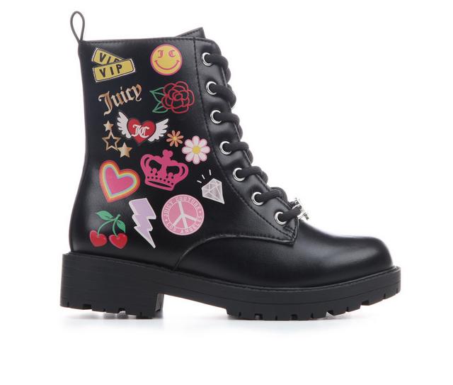 Girls' Juicy Little Kid & Big Kid JCK Garza Boots in Black color