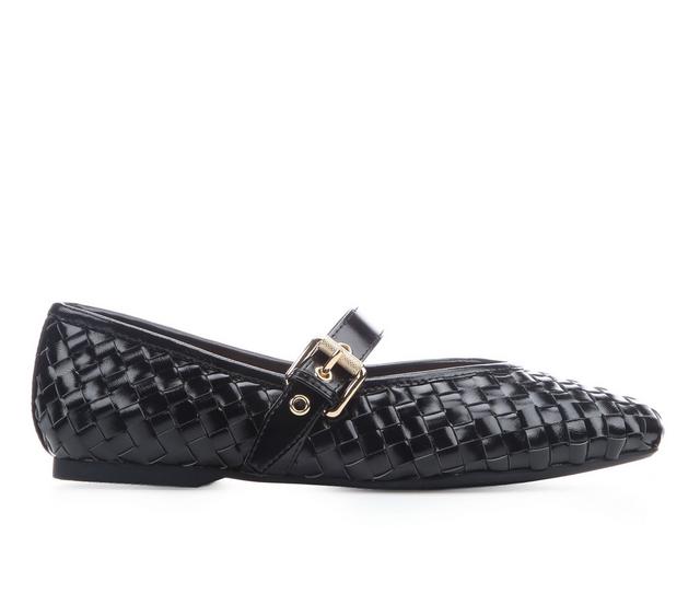 Women's DV BY DOLCE VITA Mulaney Woven Flats in BLACK WOVEN color