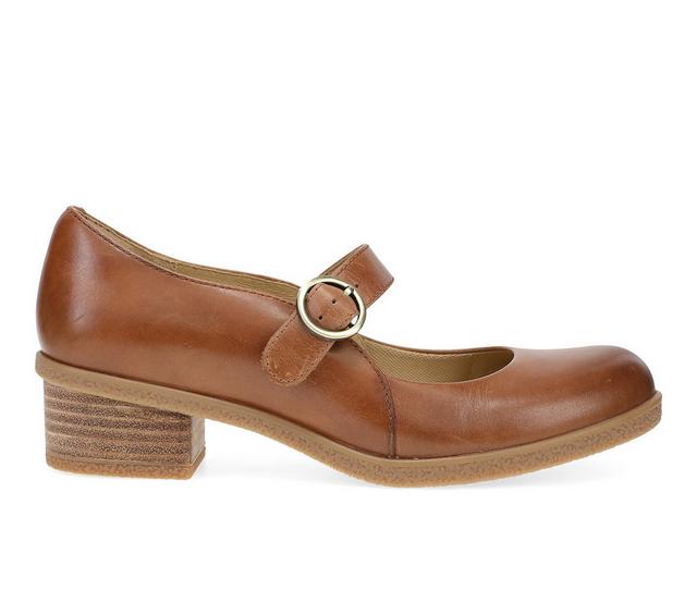 Women's Dansko Deirdra Mary Janes in Tan color