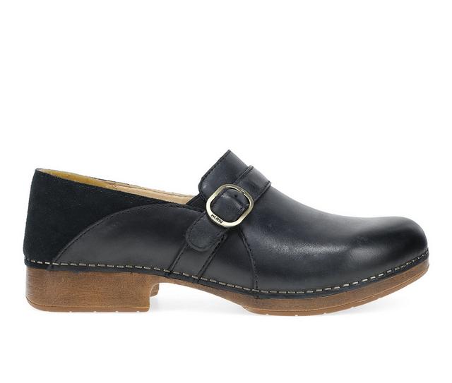 Women's Dansko Margaret Clogs in Black color