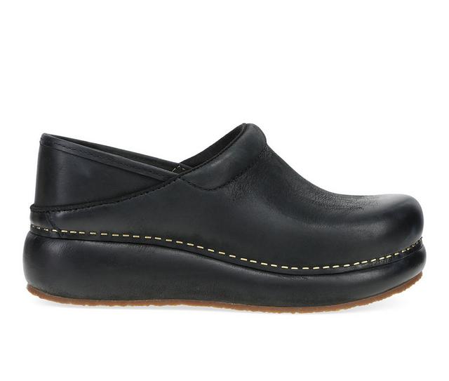 Women's Dansko Platform Pro Clogs in Black color