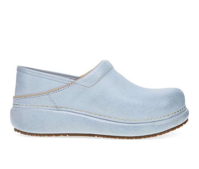 Women's Dansko Platform Pro Clogs in Sky color