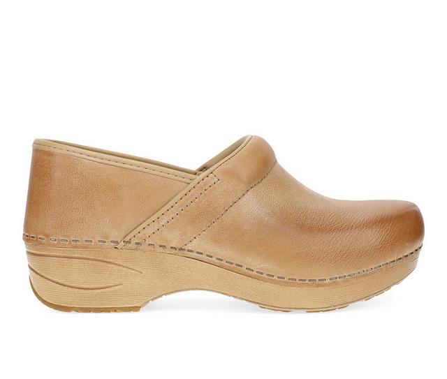 Women's Dansko Wide XP 2.0 Work Clogs in Honey color