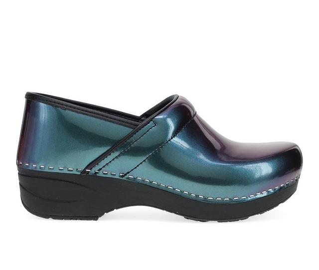 Women's Dansko Wide XP 2.0 Work Clogs in Chill Patent color
