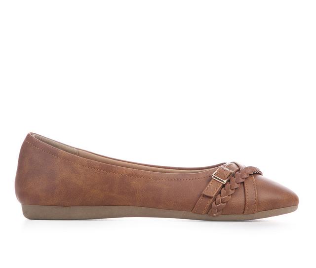 Women's Jellypop Riviana Flats in Tan color
