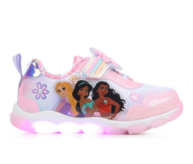 Girls' Disney Toddler & Little Kid Princess 7 Light-Up Shoes in White/Pink color
