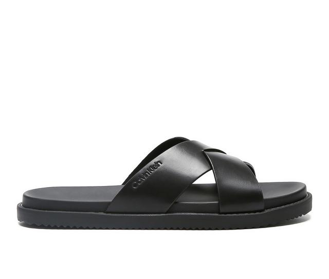 Men's Calvin Klein Lusako Sandals in Black color