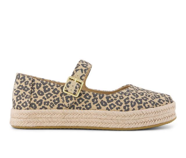 Women's TOMS Carolina Mary Jane Mary Janes in Beige Khaki color