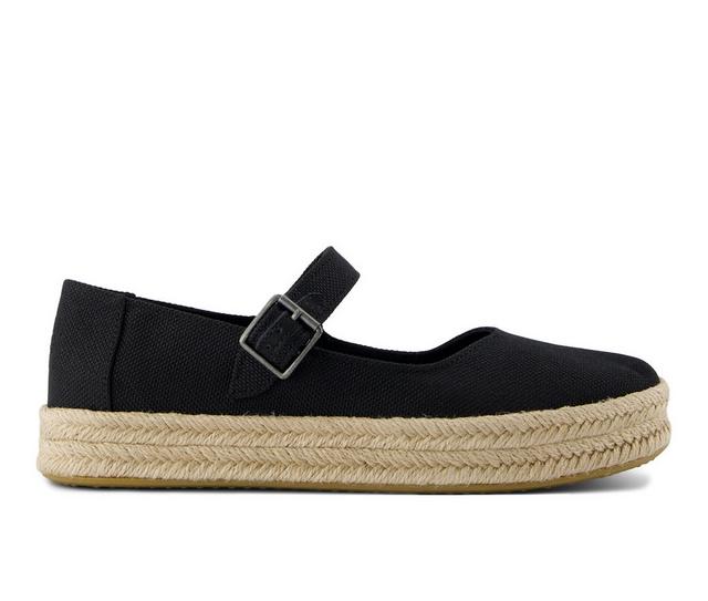 Women's TOMS Carolina Mary Jane Mary Janes in Black color